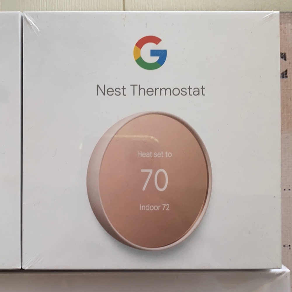GOOGLE NEST THERMOSTAT BRAND NEW SAND